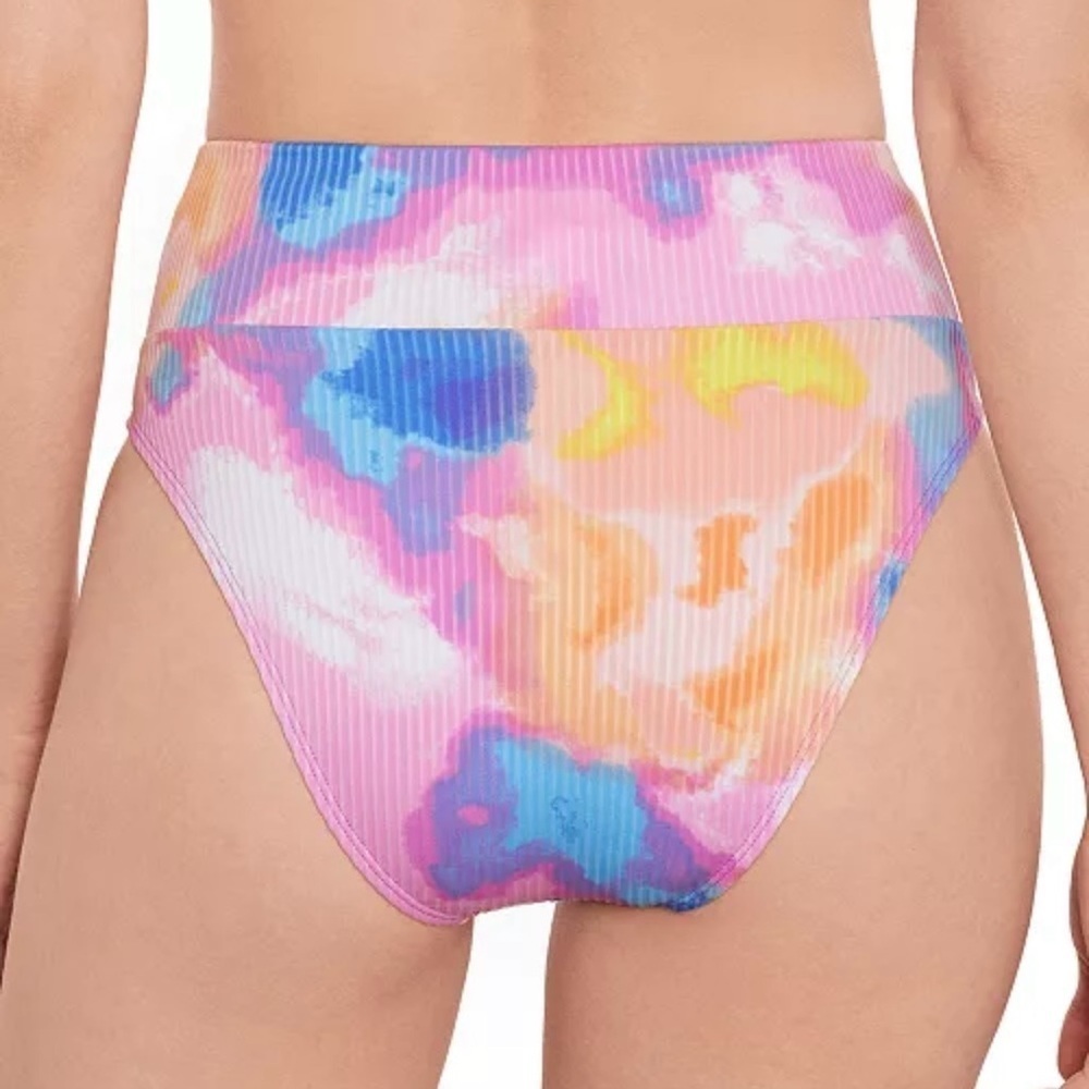- NWT Salt + Cove Juniors' Tie-Dyed Bikini Bottoms large - Picture 2 of 5